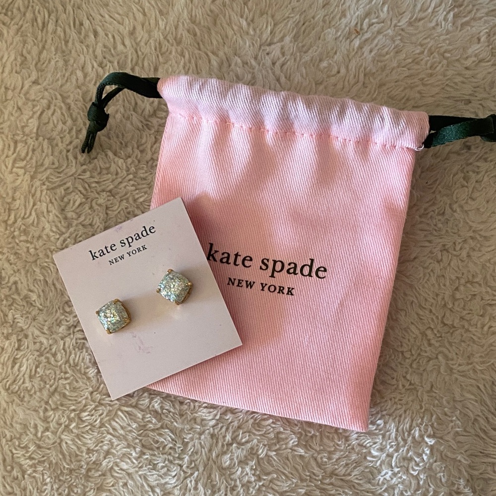 kate spade Sparkling Silver Stud Earrings